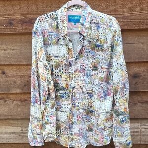 Michaels Pink and Blue Fabric Label